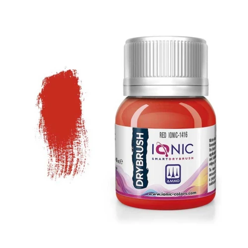 Ammo Ionic Drybrush Red — przód (producent)