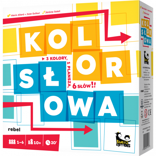 Kolor słowa — przód (producent)