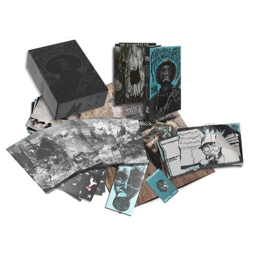 Mork Borg Farewell to Arms REDUX Collectors Box Set — zawartość (producent)