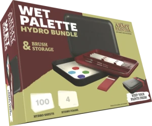 Army Painter Mokra Paleta Hydro Bundle — zwiększony zapas (100 arkuszy + 4 gąbki) (outlet)