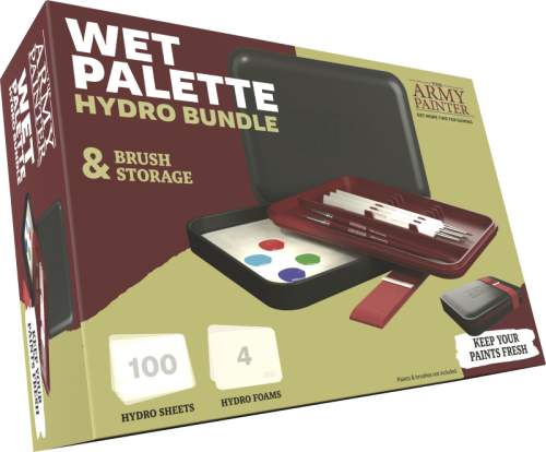 The Army Painter: Wet Palette - Hydro Bundle & Brush Storage (outlet) — przód (producent)