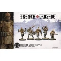 Trench Crusade: Prussian Stosstruppen (5 figurek) — przód (producent)