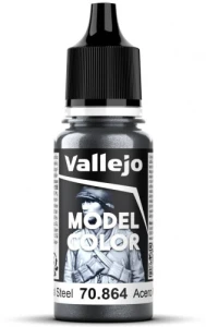 Vallejo Model Color Metallic Natural Steel 18ml (70.864)
