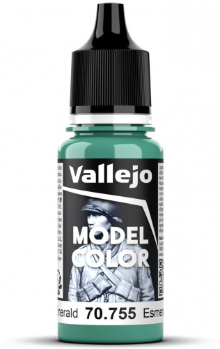 Vallejo Model Color Light Emerald 18ml (70.755) — przód (producent)