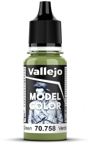 Vallejo Model Color Bright Green 18ml (70.758) — przód (producent)
