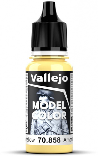 Vallejo Model Color Ice Yellow 18ml (70.858) — przód (producent)