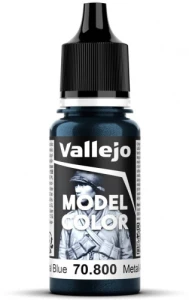 Vallejo Model Color Metallic Gunmetal Blue 18ml (70.800)