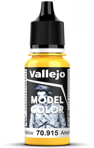 Vallejo Model Color Deep Yellow 18ml (70.915) — przód (producent)