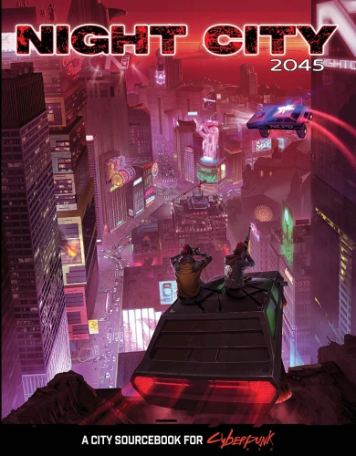Cyberpunk Red Night City 2045 — przód (producent)