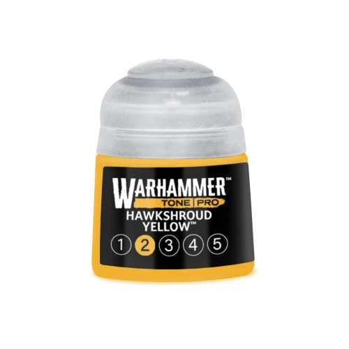 Warhammer Tone Pro Hawkshroud Yellow 2 12ml — przód