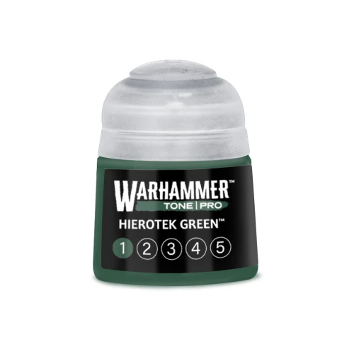 Warhammer Tone Pro Hierotek Green 1 12ml — przód