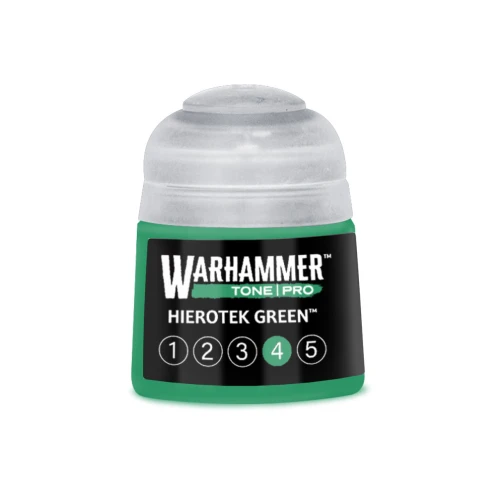 Warhammer Tone Pro Hierotek Green 4 12ml — przód