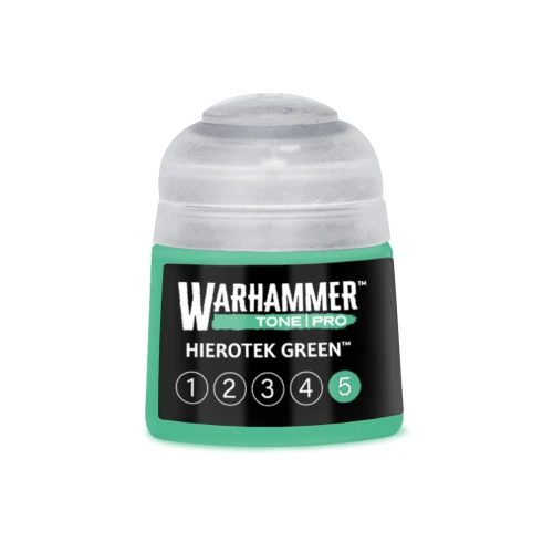 Warhammer Tone Pro Hierotek Green 5 12ml — przód