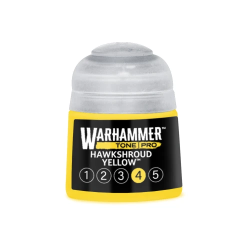 Warhammer Tone Pro Hawkshroud Yellow 4 12ml — przód