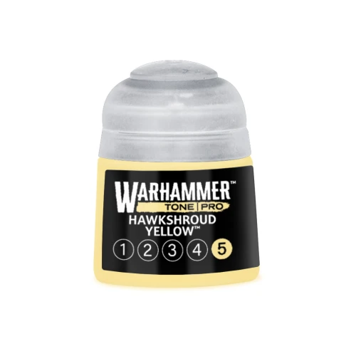 Warhammer Tone Pro Hawkshroud Yellow 5 12ml — przód