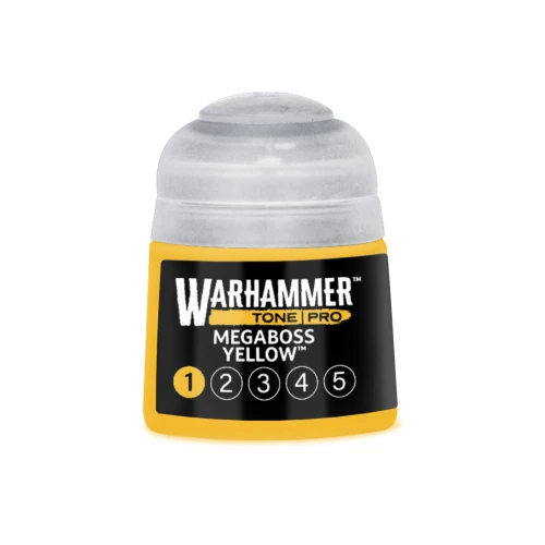 Warhammer Tone Pro Megaboss Yellow 1 12ml — przód