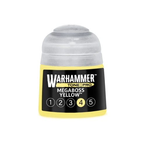 Warhammer Tone Pro Megaboss Yellow 4 12ml — przód