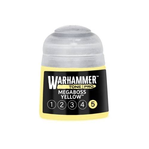 Warhammer Tone Pro Megaboss Yellow 5 12ml — przód