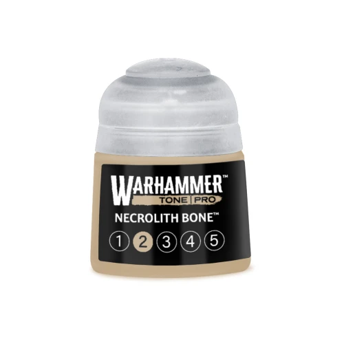 Warhammer Tone Pro Necrolith Bone 2 12ml — przód