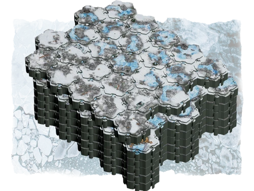 Lorescape Arctic Biome Pack (150 płytek) — zawartość (producent)