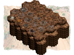 Lorescape Barrenland Biome Pack (150 płytek)