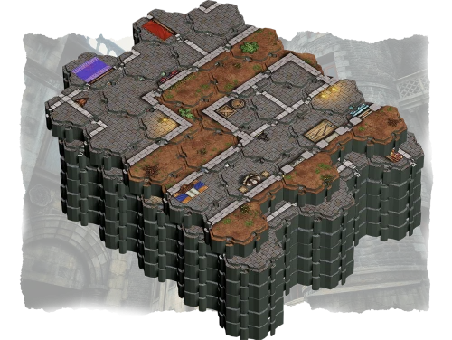 Lorescape Castles Interior Pack (150 płytek) — zawartość (producent)