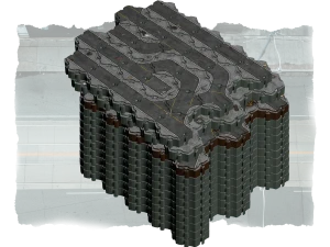 Lorescape Urban Battlefield Mega Pack (300 płytek)