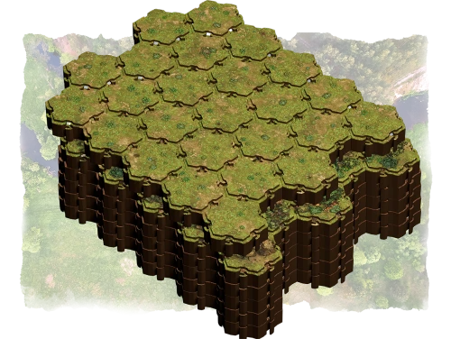 Lorescape Grassland Biome Pack (150 płytek) — zawartość (producent)