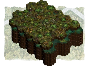 Lorescape Marshland Biome Pack (150 płytek)