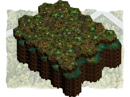 Lorescape Marshland Biome Pack (150 płytek) — zawartość (producent)