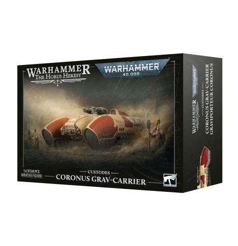 Adeptus Custodes Coronus Grav-Carrier — przód (producent)