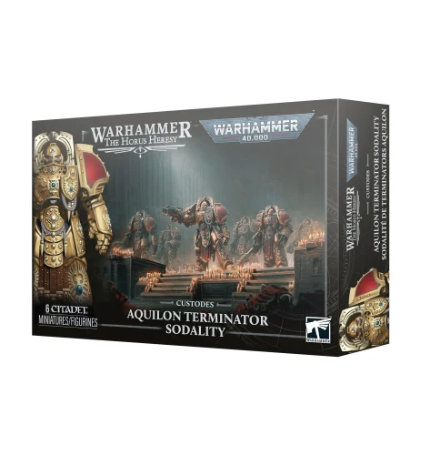 Adeptus Custodes Aquilon Terminator Sodality — przód (producent)