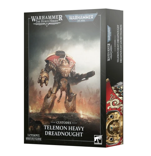 Adeptus Custodes Telemon Heavy Dreadnought — przód (producent)