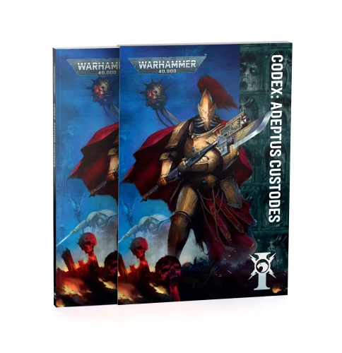 Adeptus Custodes Codex (11. edycja) — przód (producent)