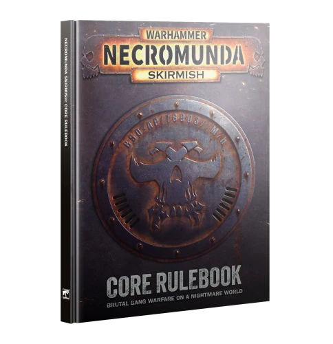 Necromunda Skirmish Core Rulebook — przód (producent)