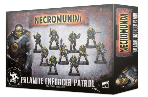 Necromunda Palanite Enforcer Patrol — przód (producent)