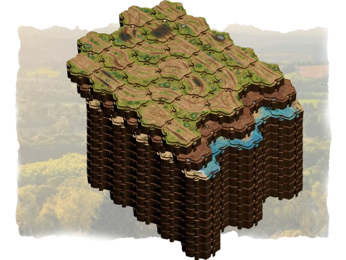 Lorescape RPG Starter Pack (300 płytek) — zawartość (producent)