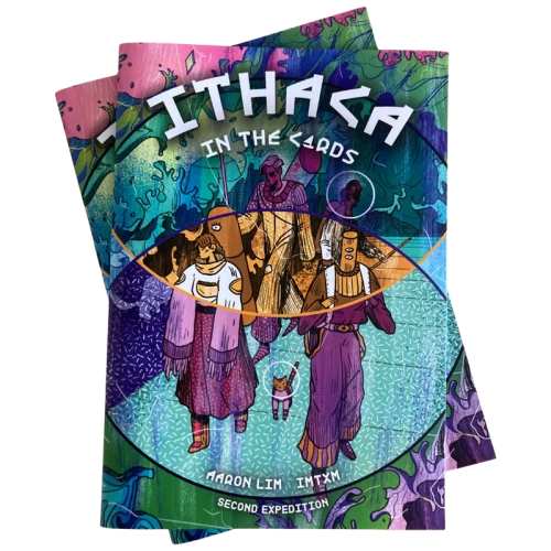 Ithaca in the Cards Second Expedition RPG Corebook — przód (producent)