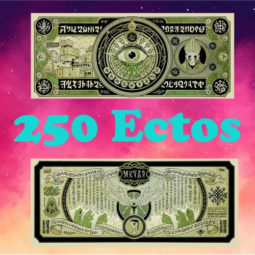 Ectos — papierowe banknoty do gry (250 szt.) — przód (producent)