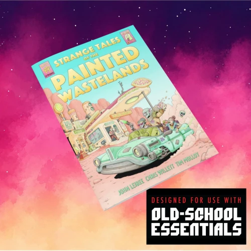 Strange Tales of the Painted Wastelands — przód (producent)