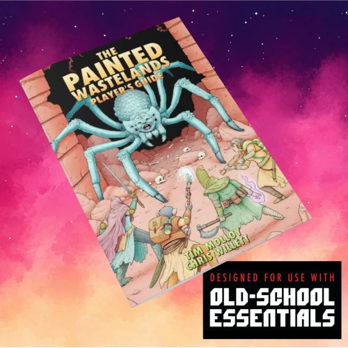 The Painted Wastelands Player's Guide — przód (producent)