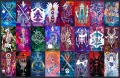 Royal Blood RPG Tarot Cards — Talia kart tarota — zawartość (producent)