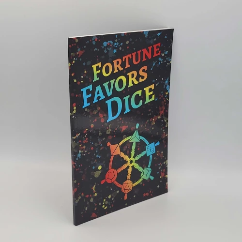 Fortune Favors Dice Corebook — przód