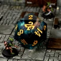 Kość żywiczna D20 50 mm Eye of the Oracle (floating eye) — zawartość (producent)