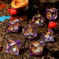 Kości żywiczne Arcane Sparkle (zestaw 7 szt.) — zawartość (producent)