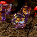 Kości żywiczne Arcane Sparkle (zestaw 7 szt.) — zawartość (producent)