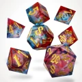 Kości żywiczne Fire and Ice (zestaw 7 szt.) — przód (producent)