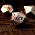Kości metalowe Gilded Wyrm (zestaw 7 szt.) — zawartość (producent)
