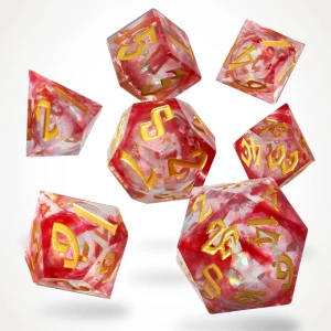 Kości żywiczne Bloodstone Relics (zestaw 7 szt.)