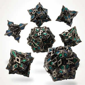 Kości metalowe Viridian Alloy (zestaw 7 szt.)